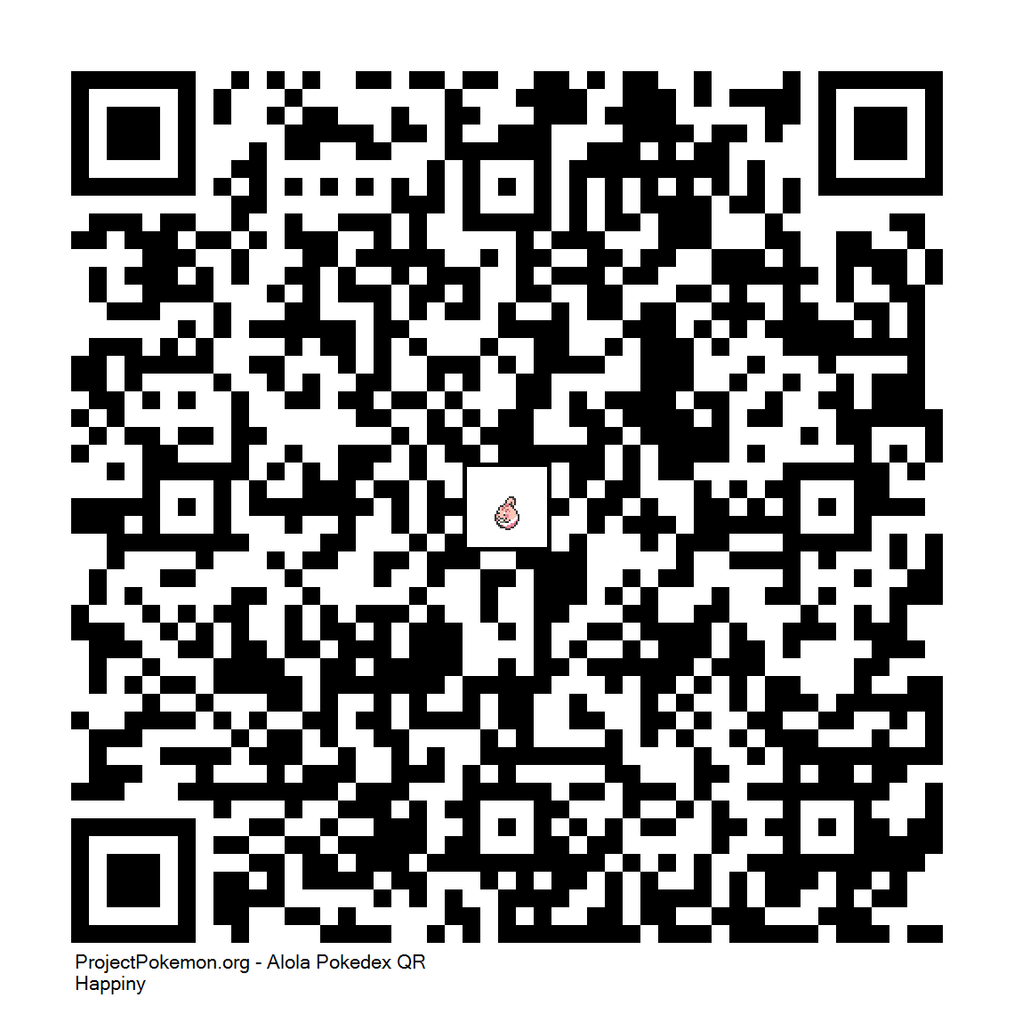 Cdigo QR de Happiny